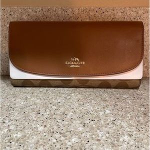 Coach Signature Checkbook Wallet